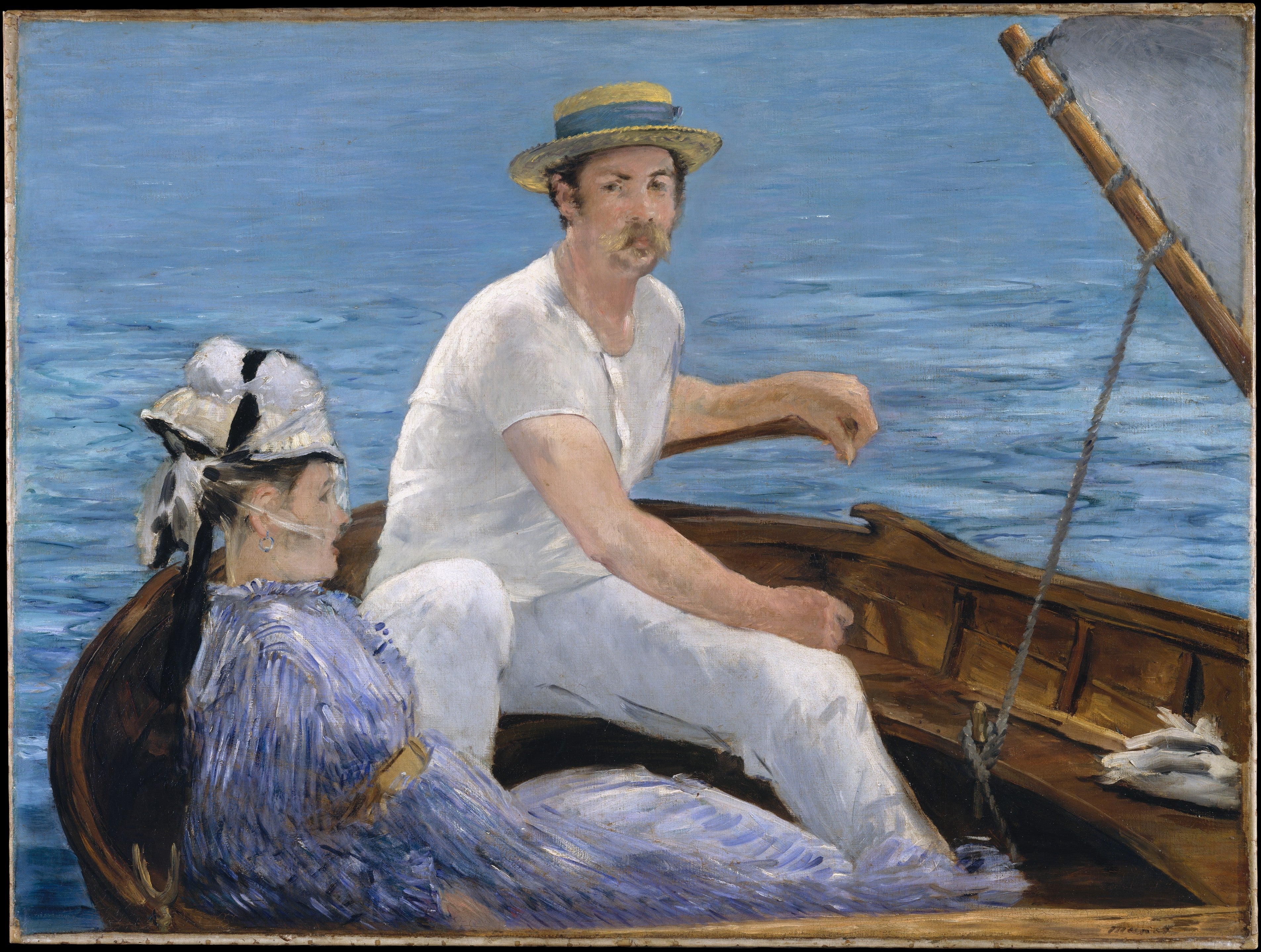 Manet Édouard - En bateau