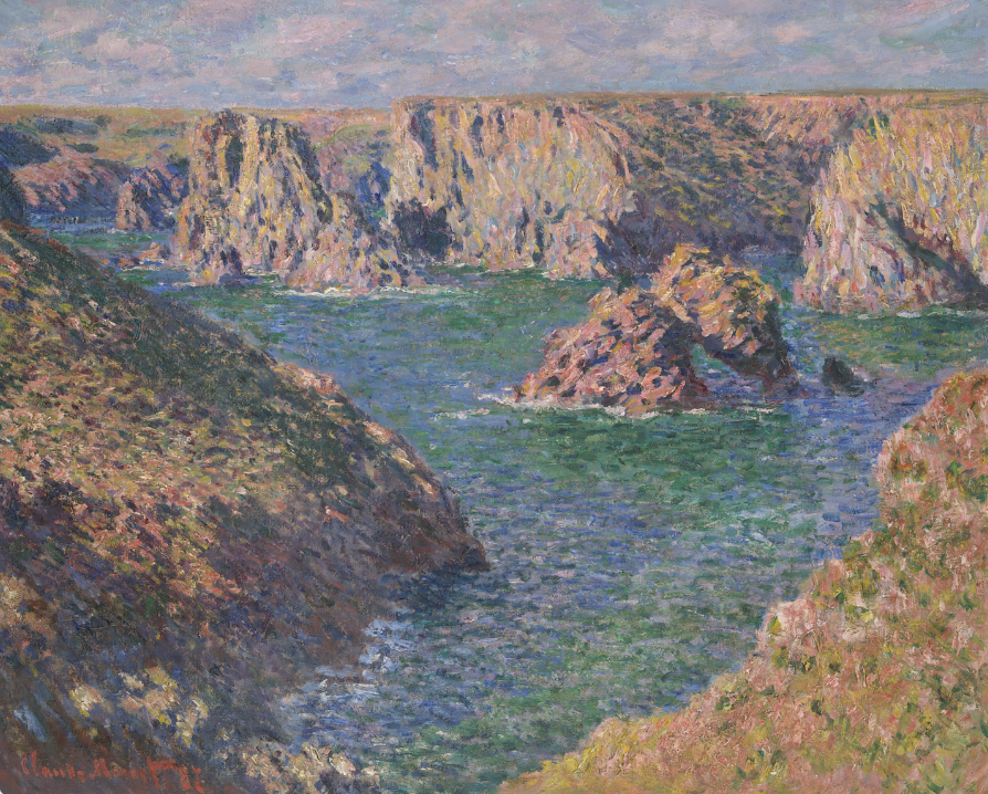 Claude Monet -Port Domois, Belle-Ile. 1983