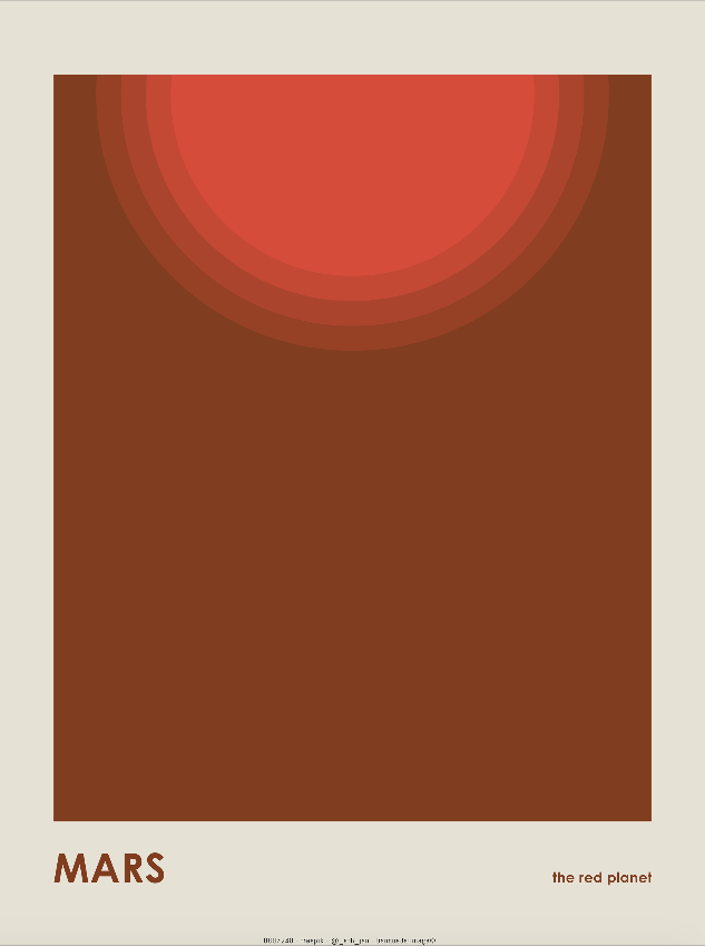 Mars - Minimalist Collection