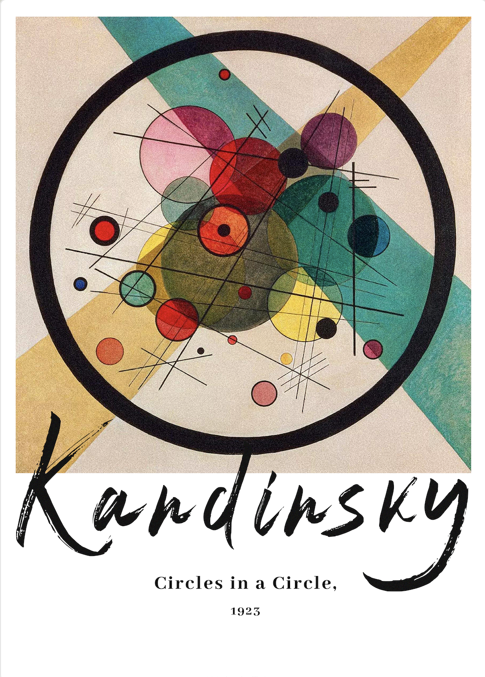 Kandinsky Vassily - Circles in circle