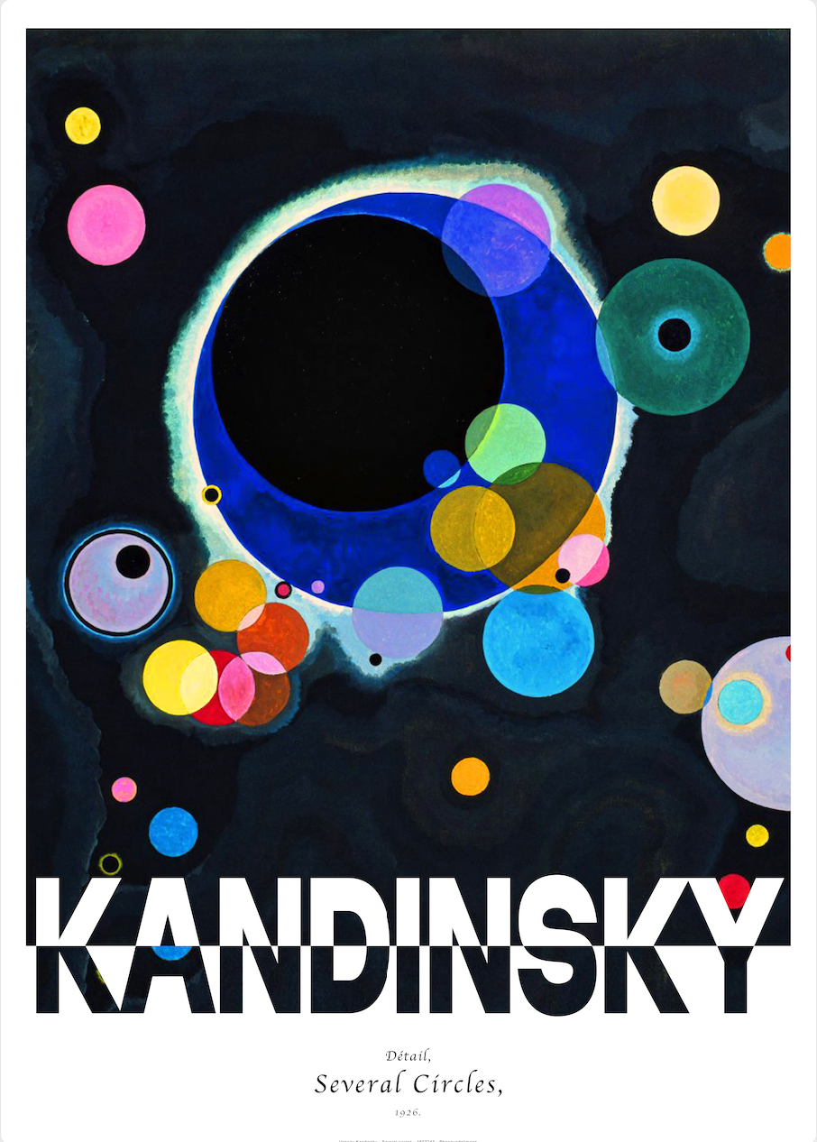 Kandinsky Vassily - Several circles