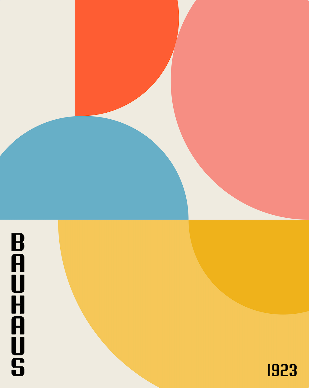 BAUHAUS 1923 - Color palette