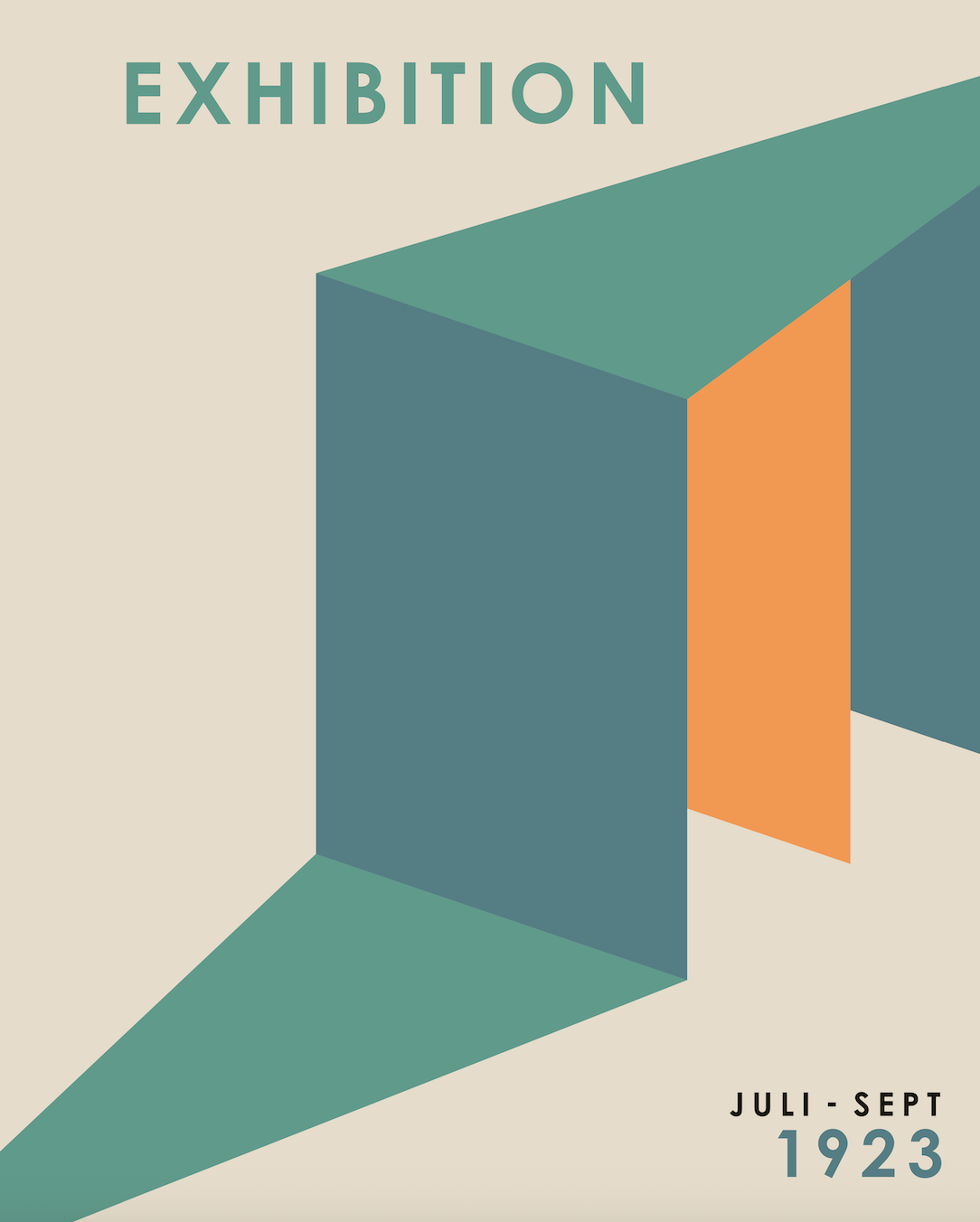 BAUHAUS - Expo Juillet Septembre 1923