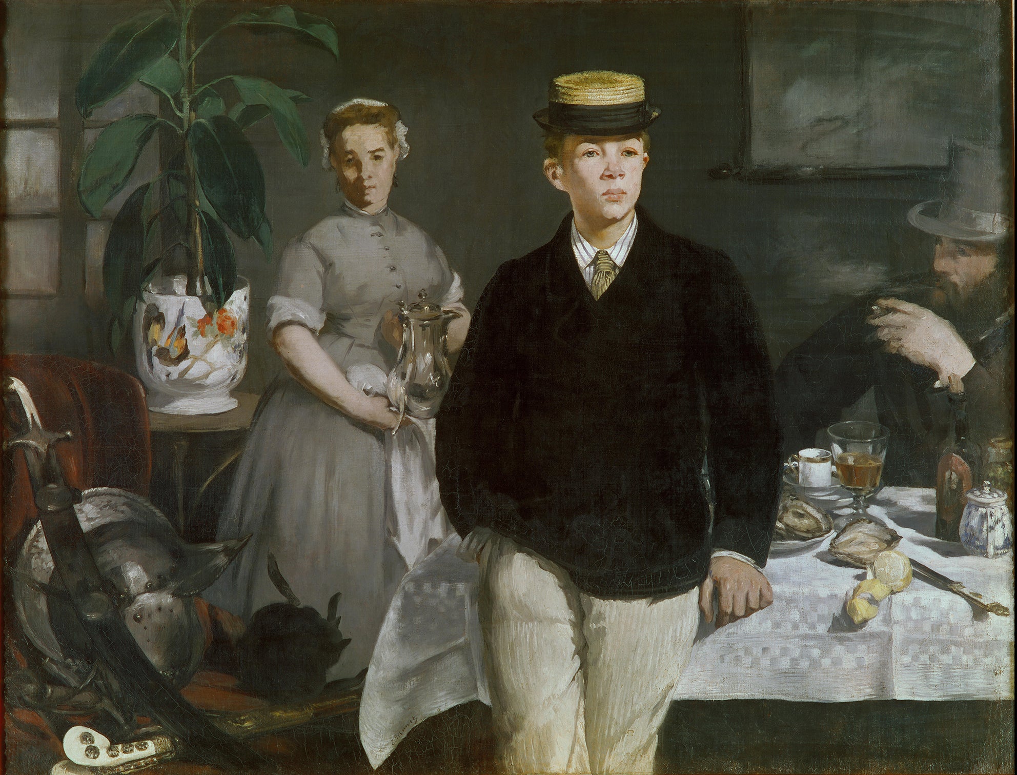 Manet Édouard - Le Déjeuner dans l'atelier