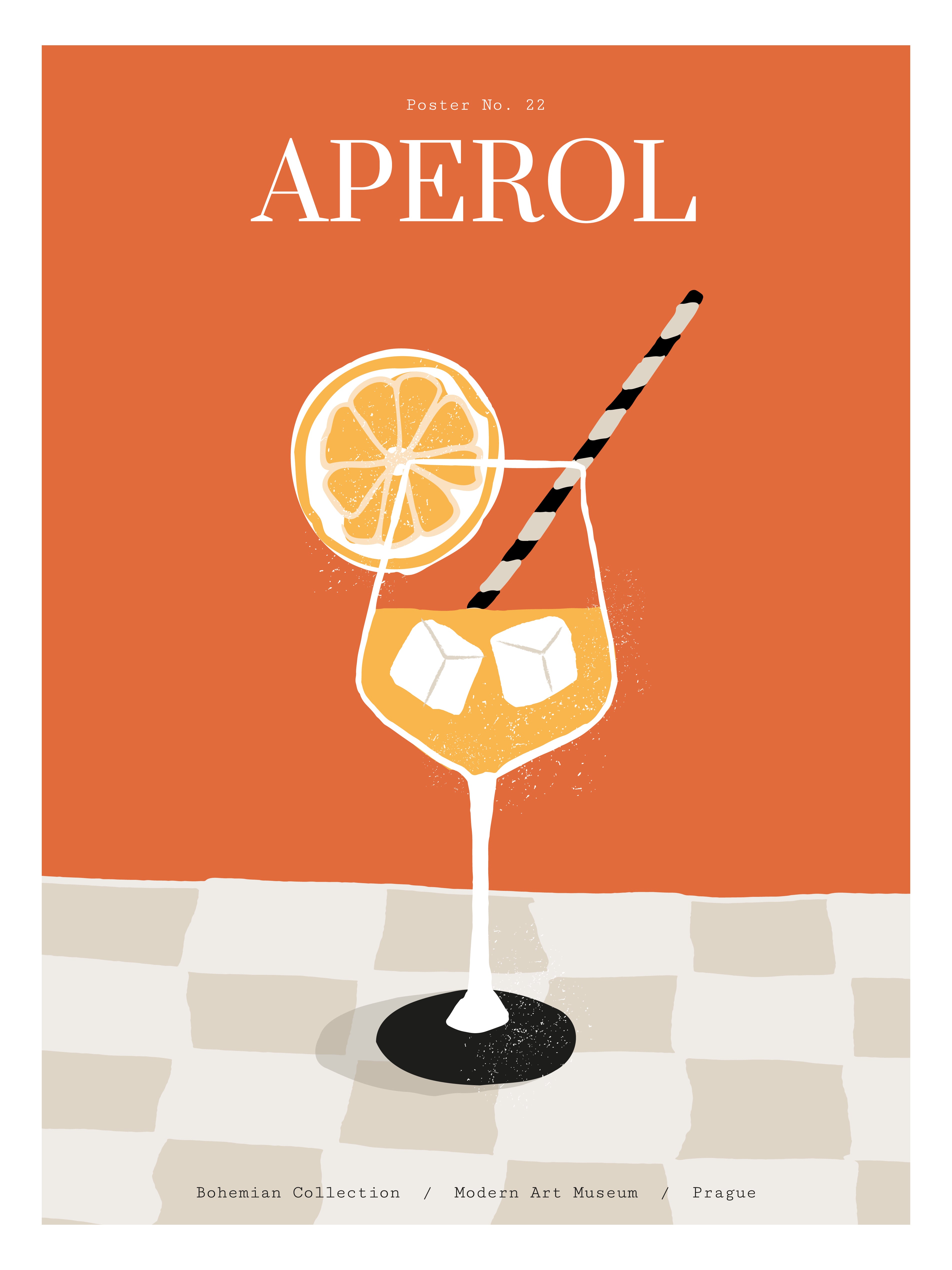 Affiche Cocktail - Aperol