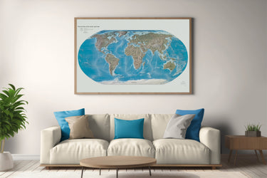 Physical Map of the World - 2001