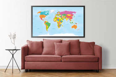 Carte du monde - Version scolaire