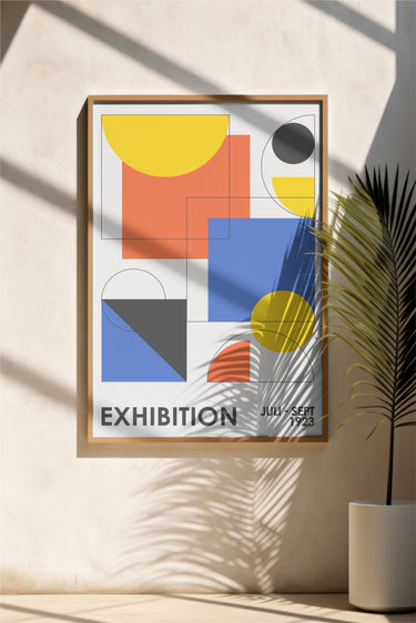 Bauhaus Exhibition - Geometric composition