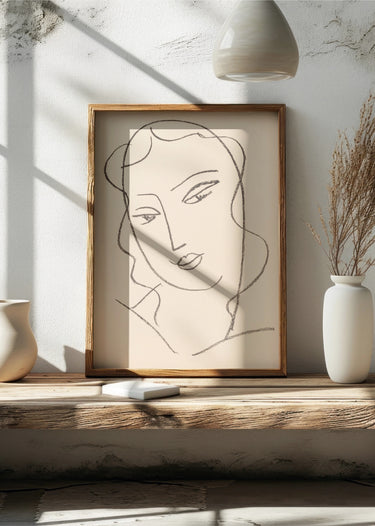 Henri Matisse - Tête voilée (1950-1951)