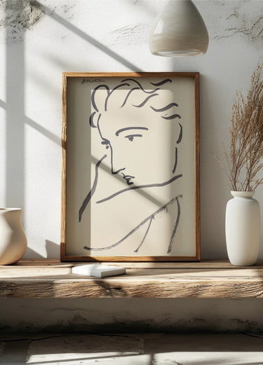 Henri Matisse -  Profil de femme (1946)