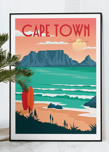Cape Town - Afrique du sud - Affiche