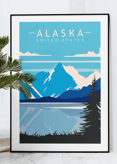 Alaska - Etats Unis - Affiche