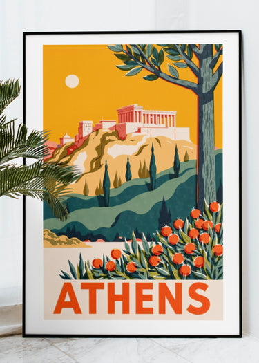 Athènes - Grèce - Affiche