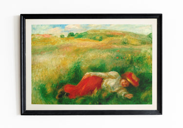 Auguste Renoir - Femme Couchée Dans L'herbe