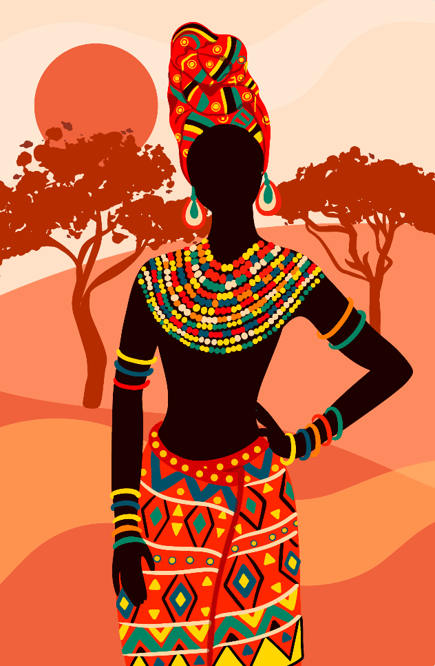 Afro Art - Graphic Portrait 3