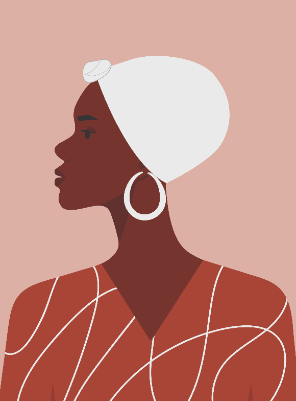 Afro Art - Graphic Portrait 7