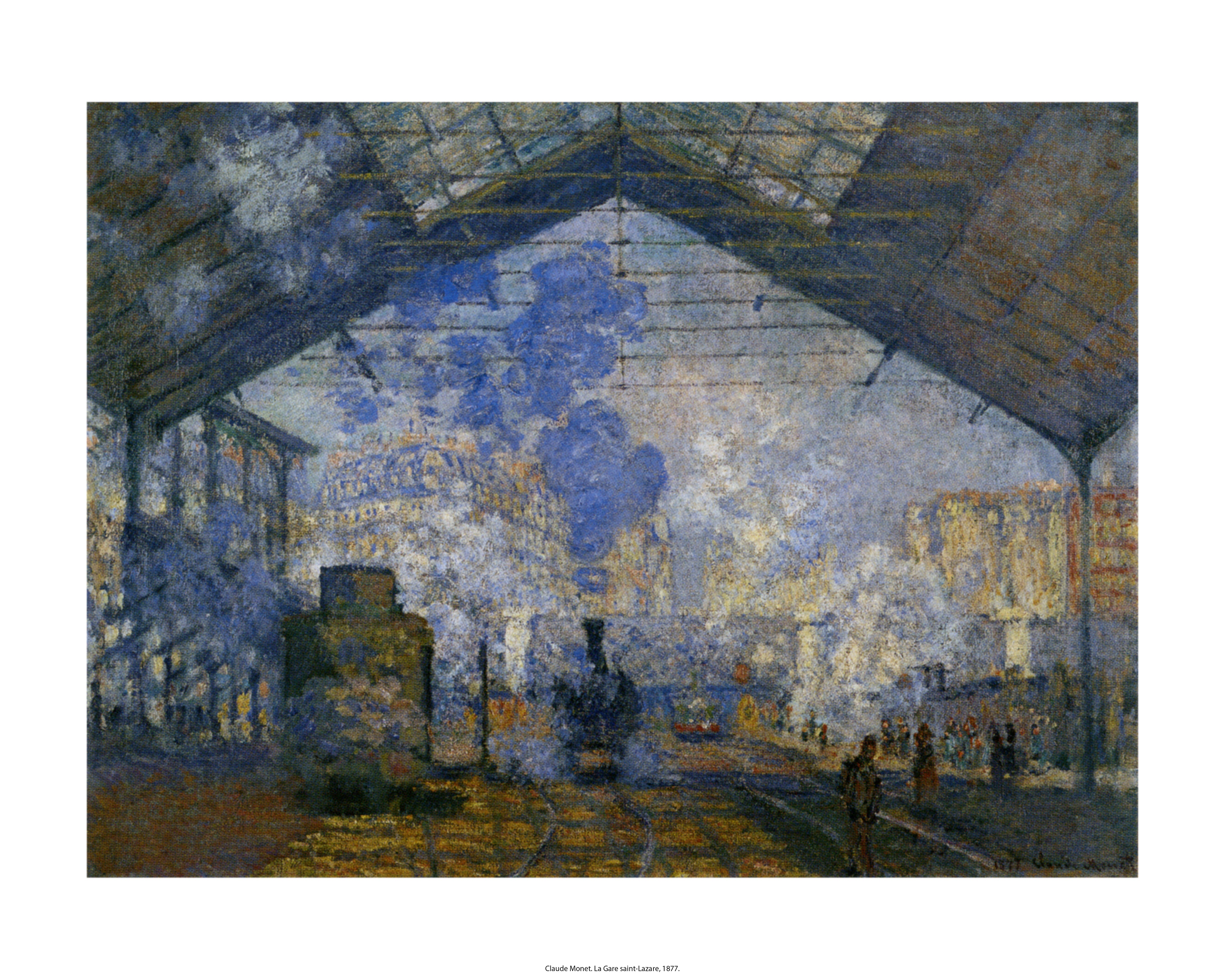 Monet Claude - La gare Saint-Lazare Paris