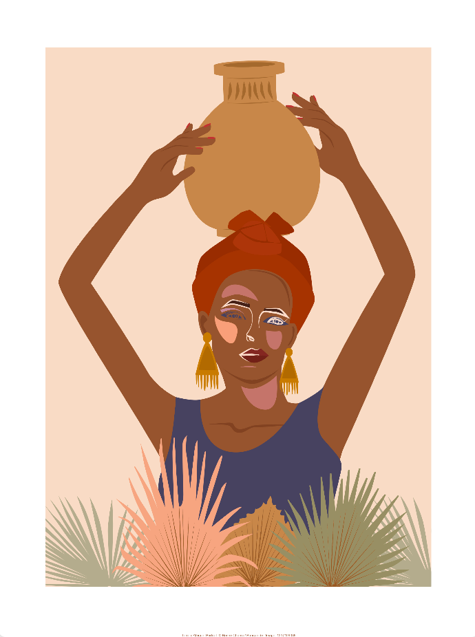 Afro Art - Graphic Portrait 11