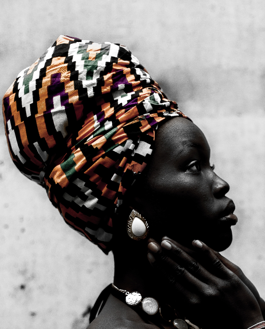 Afro Art - Expressive Portrait 10