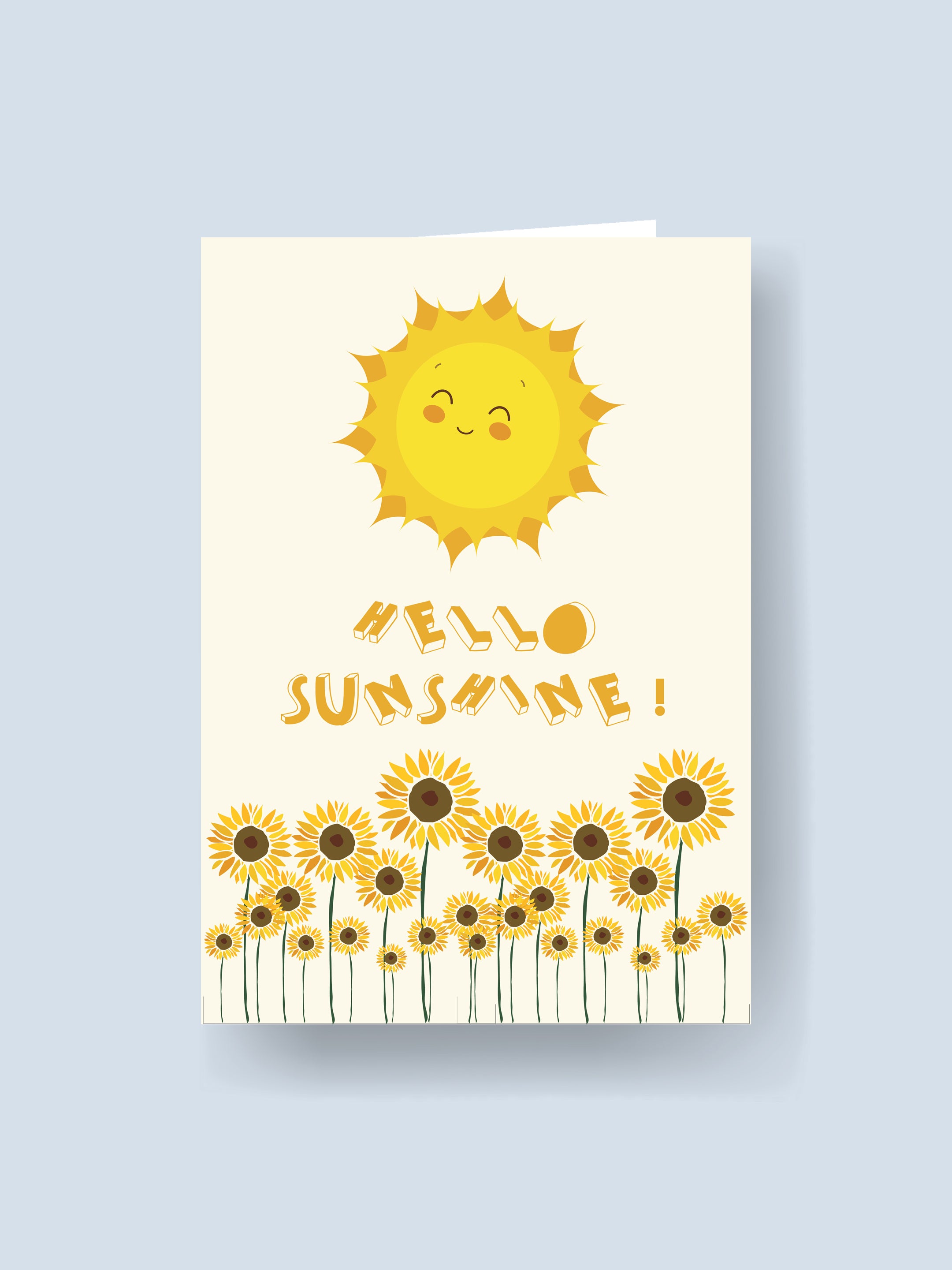 Carte géante : hello sunshine