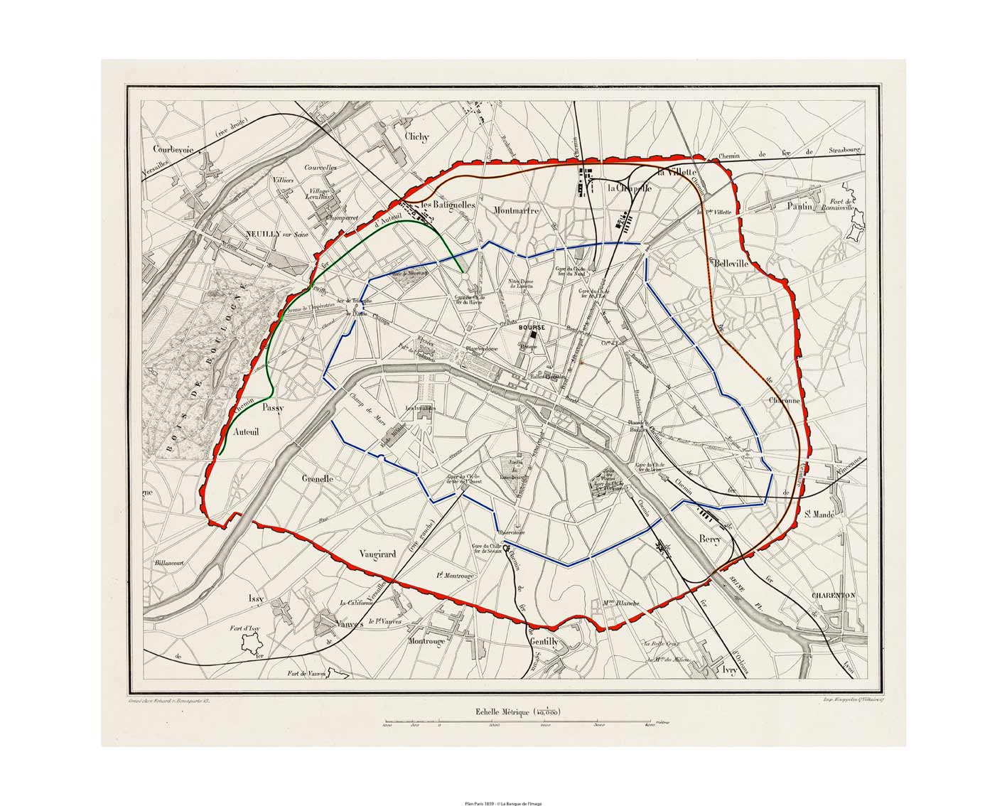 Plan de Paris de 1859