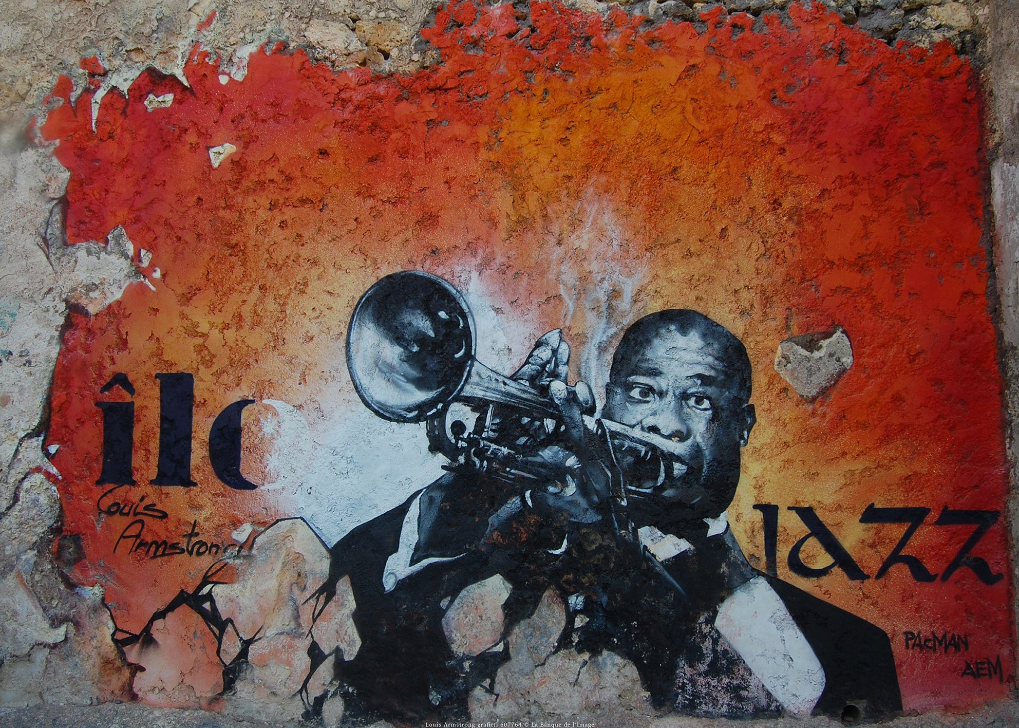 Street Art - Louis Armstrong