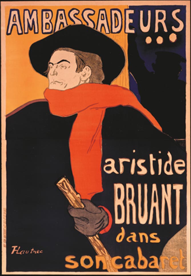 Henri de Toulouse-Lautrec - Ambassadeurs, Aristide Bruant