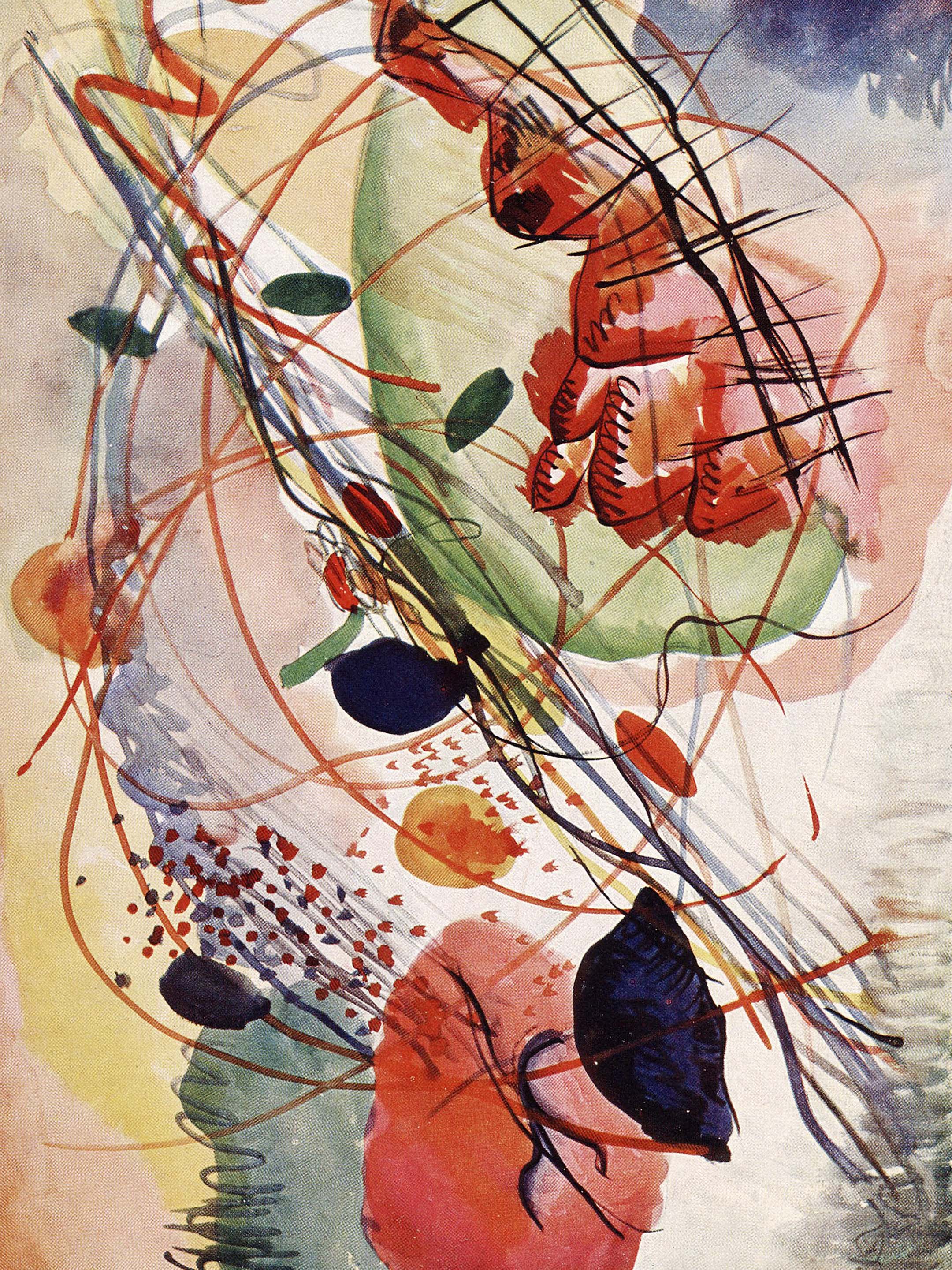 Kandinsky Vassily - Aquarell print
