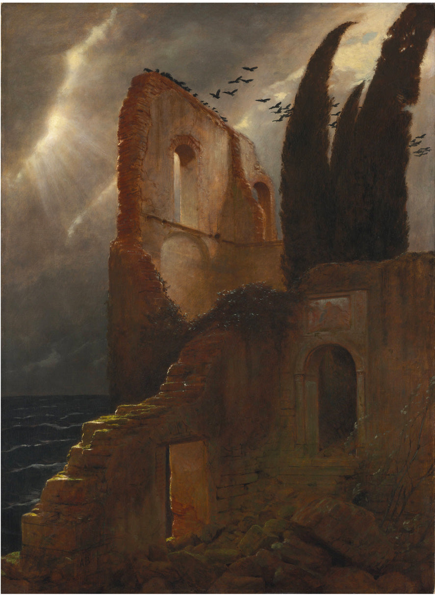 Böcklin Arnold - Ruine en bord de mer