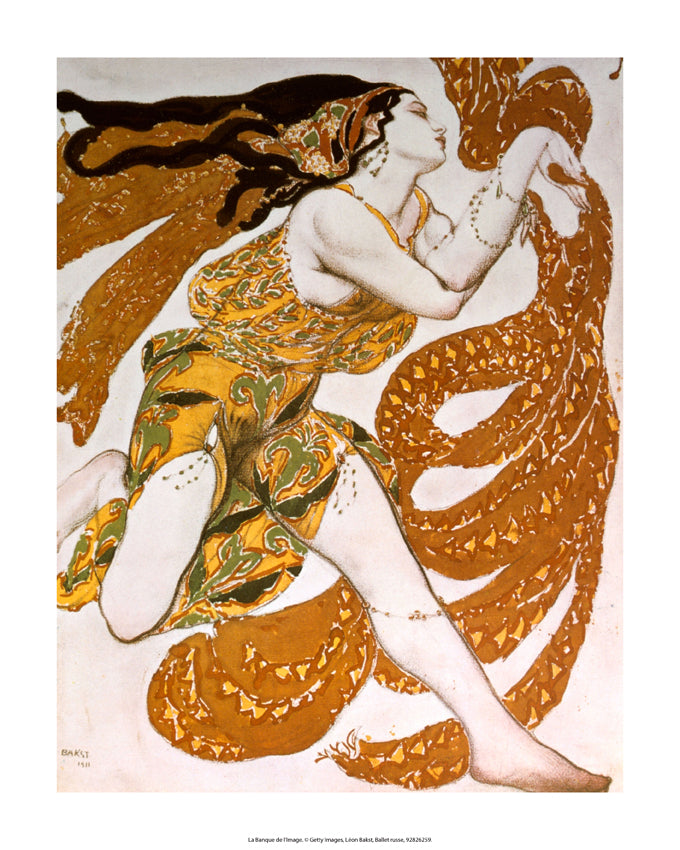 Léon Bakst - Etude de décor pour l'Après-midi d'un faune