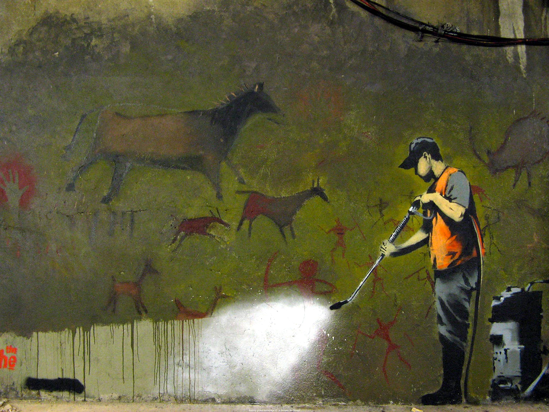 Banksy - Le nettoyage de Lascaux