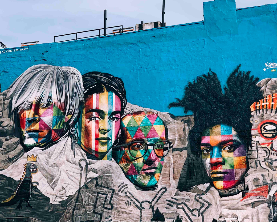 Street Art - Warhol/Kahlo/Haring/Basquiat
