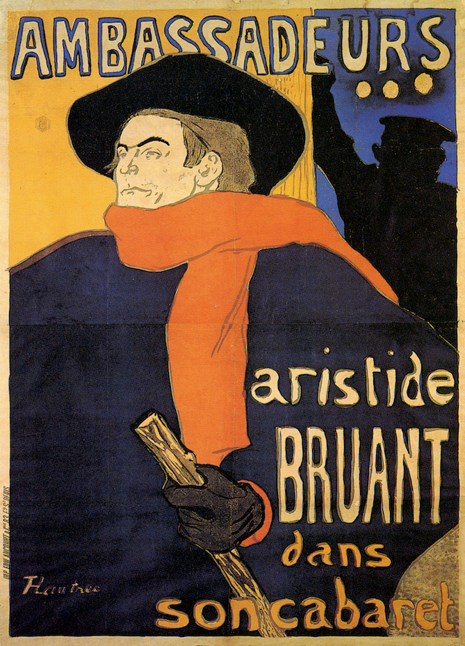Toulouse Lautrec - Ambassadeurs, Aristide Bruant