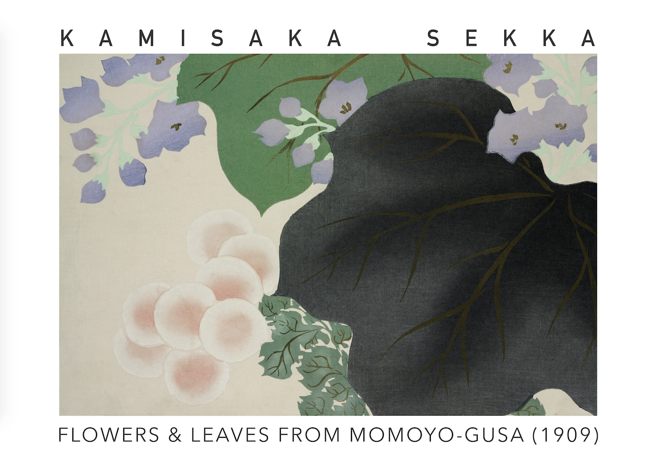 Kamisaka Sekka - Flower and Leaves