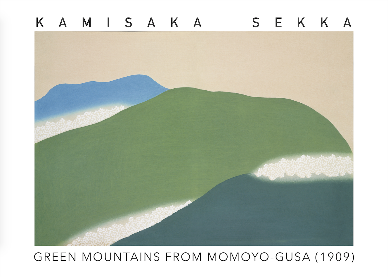 Kamisaka Sekka - Green Mountains