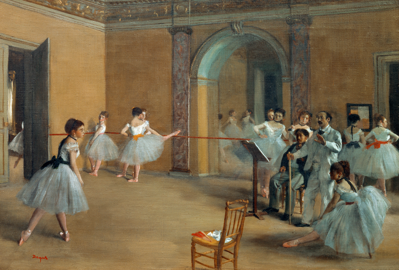 Degas Edgar - Le Foyer de la danse à l'Opéra de la rue Le Peletier