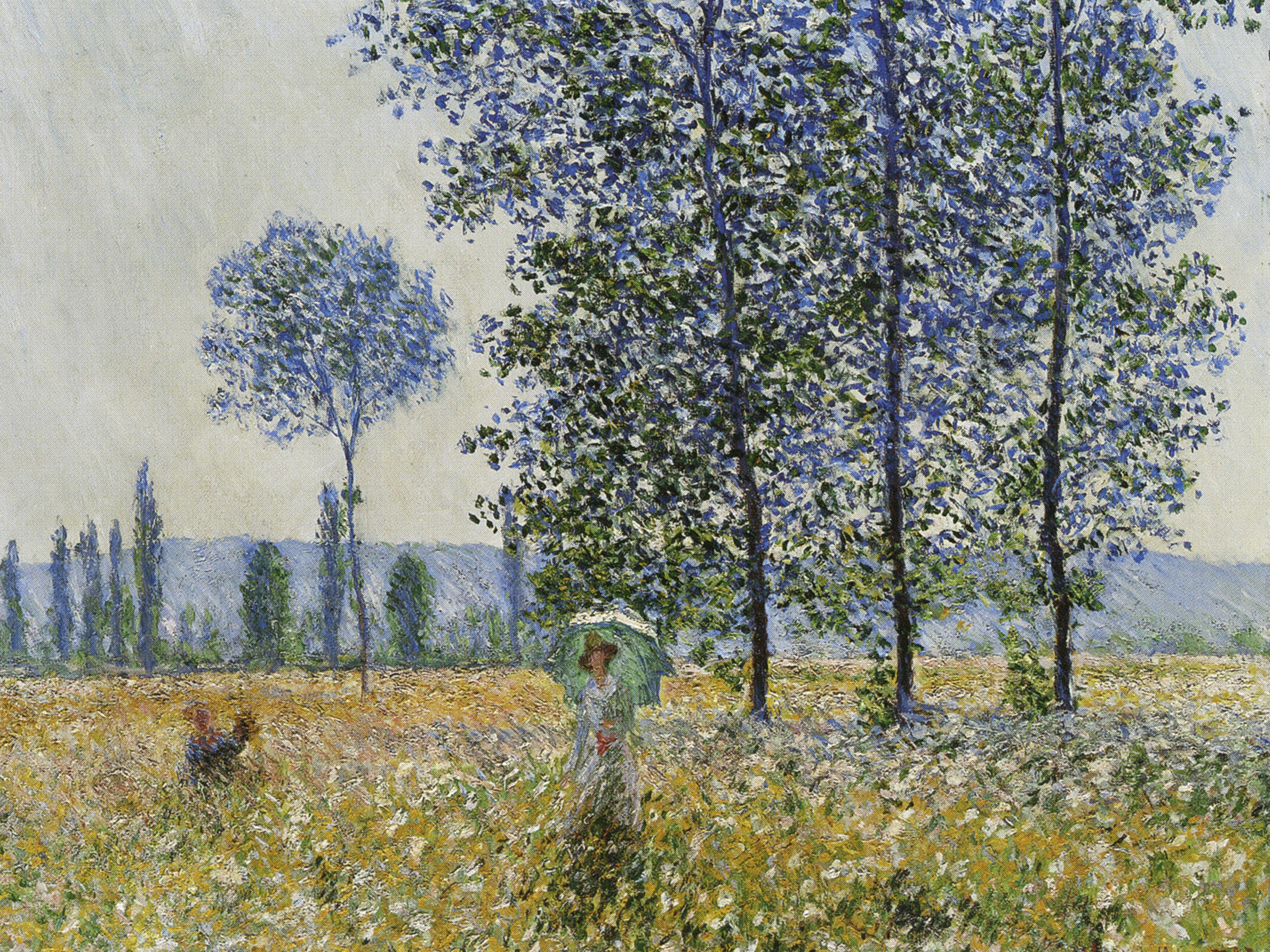 Claude Monet - Champs au printemps