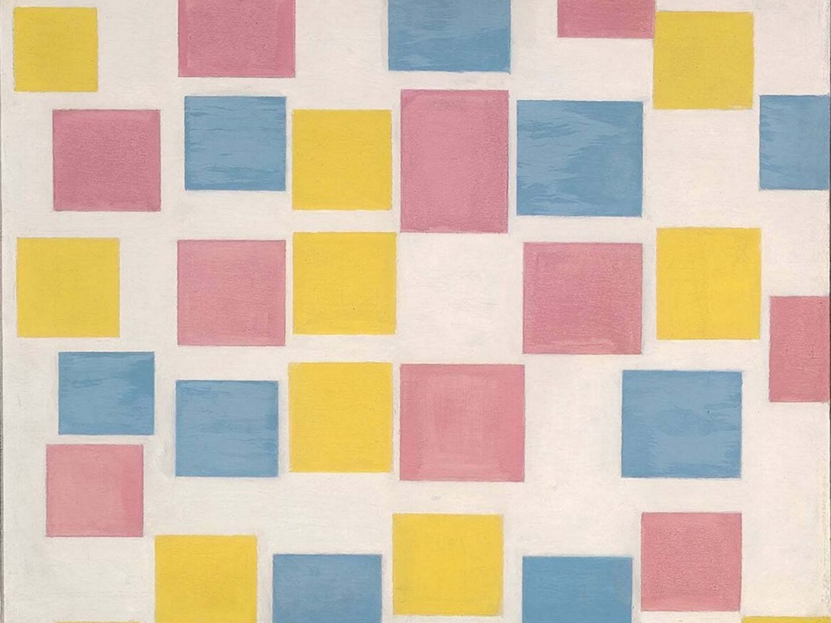 Mondrian Piet - Composition with Color Fields
