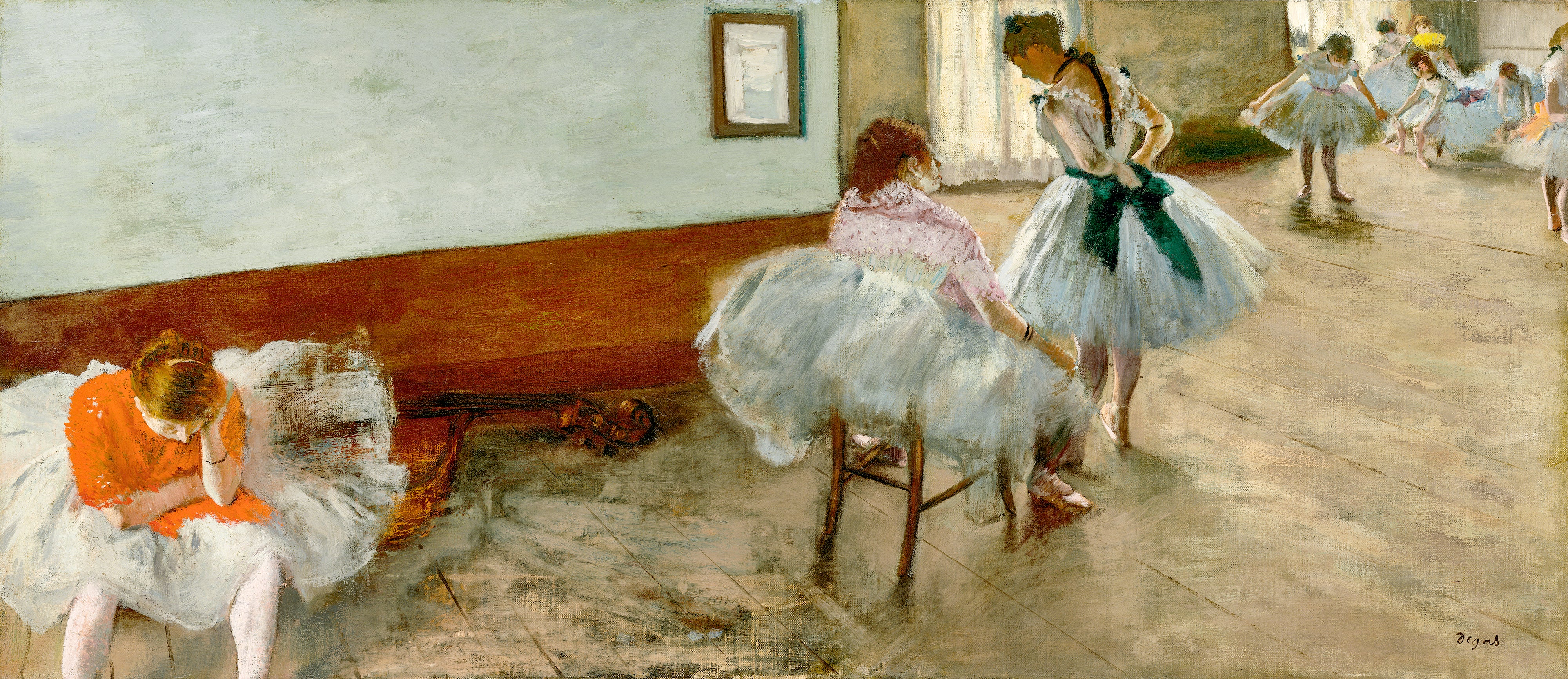 Degas Edgar - Leçon de danse 1
