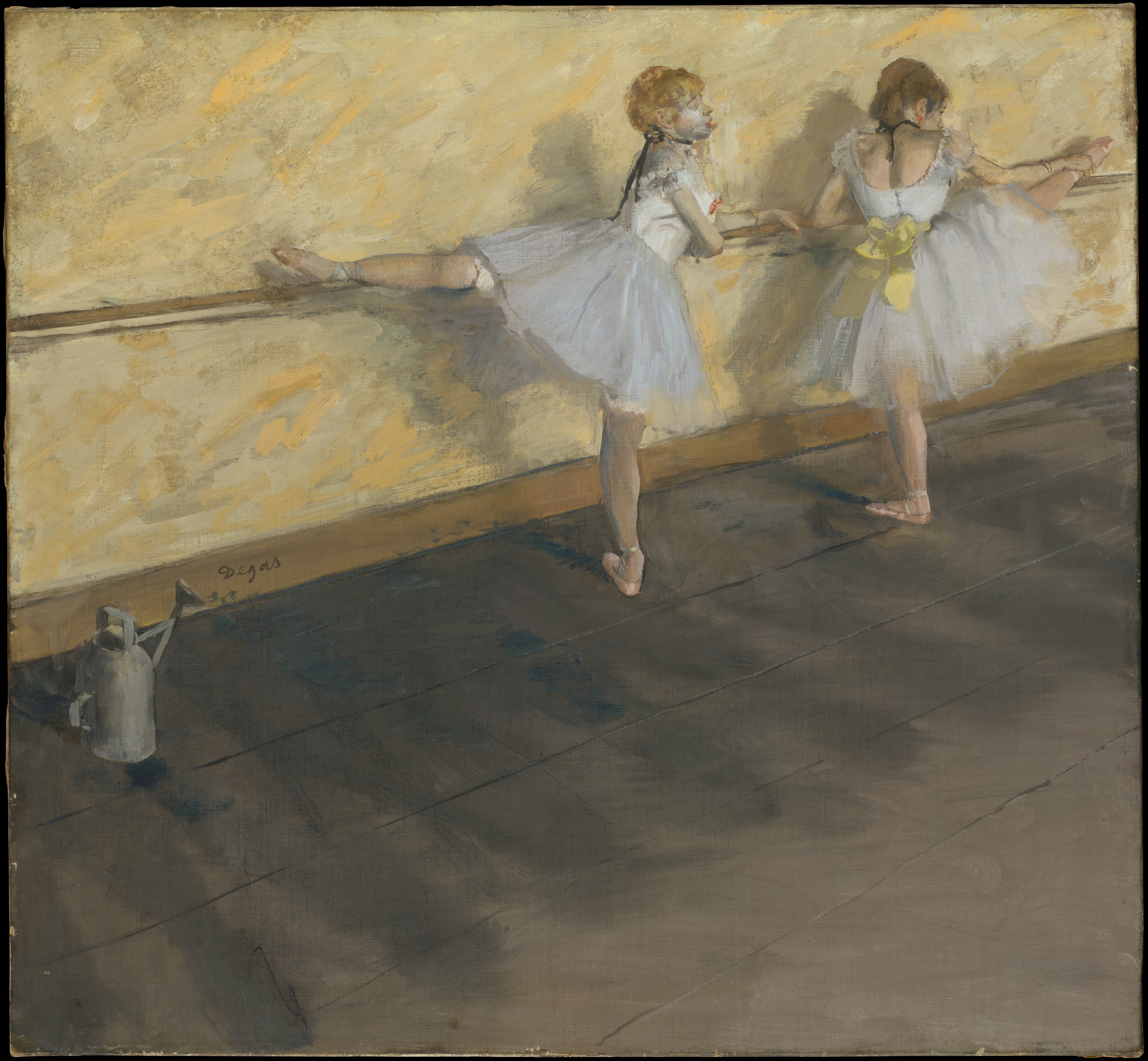 Degas Edgar - Danseuses pratiquants à la barre