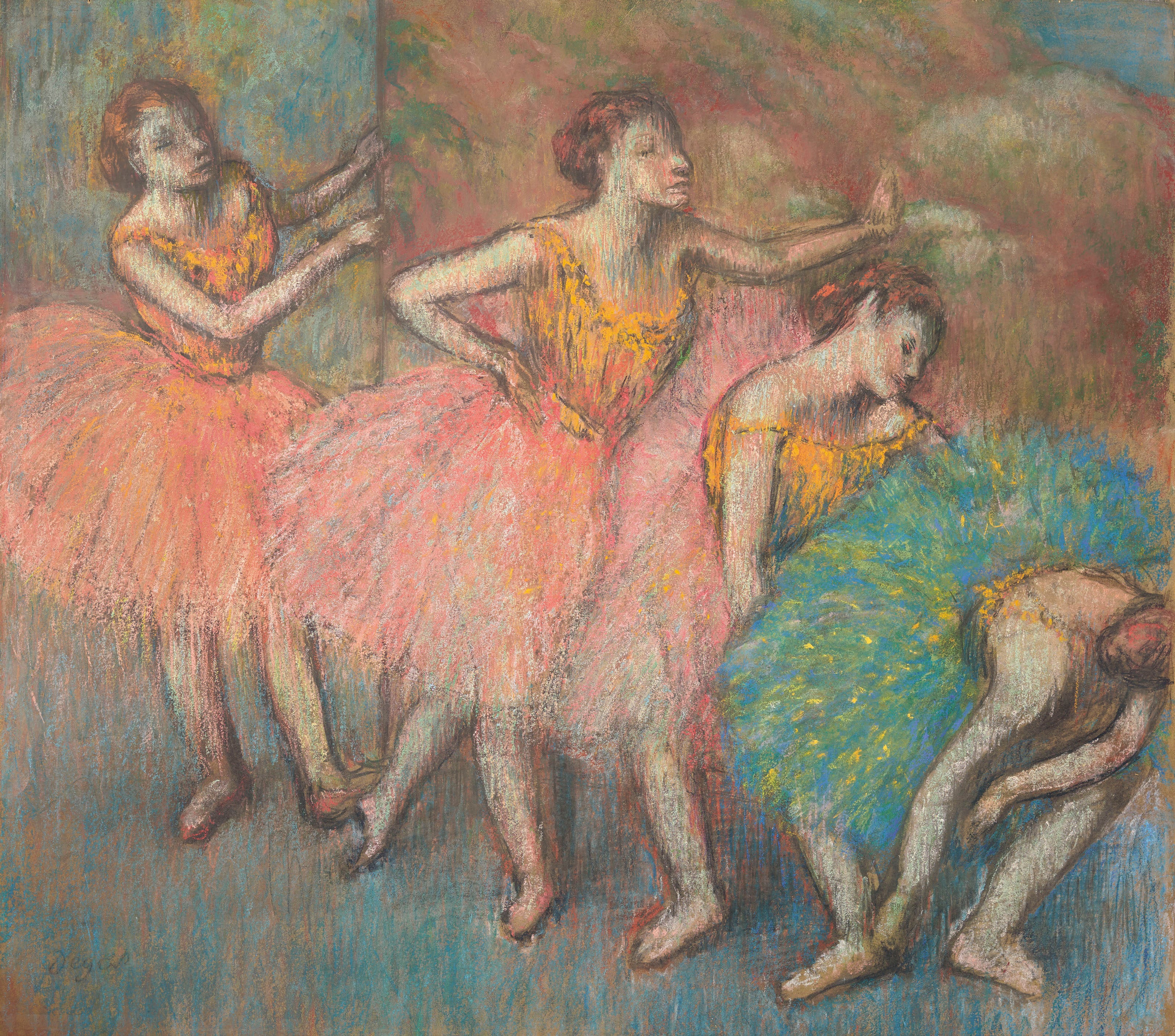 Degas Edgar - Quatre danseuses