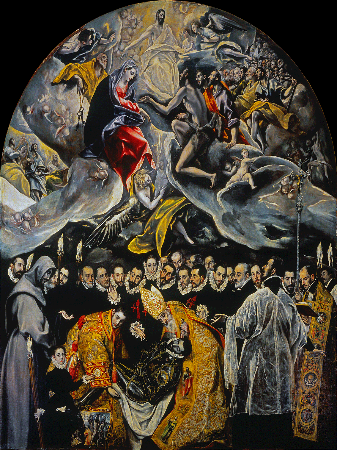 Le Greco- L'enterrement du Comte d'Orgaz, 1586