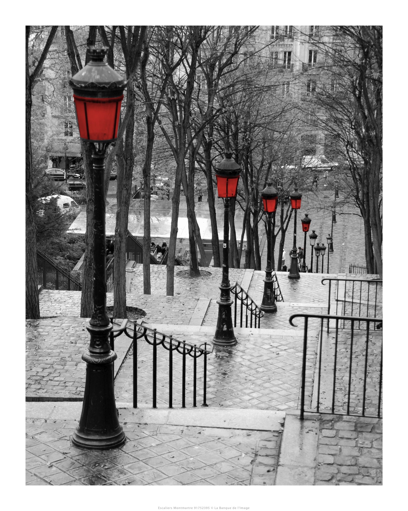 Paris - Les escaliers de Montmartre