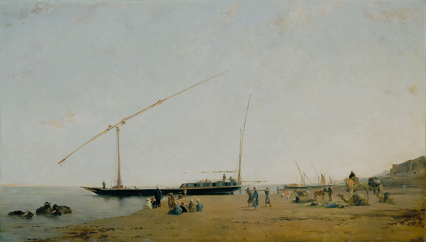 Fromentin Eugène. Sur le Nil près de Philae