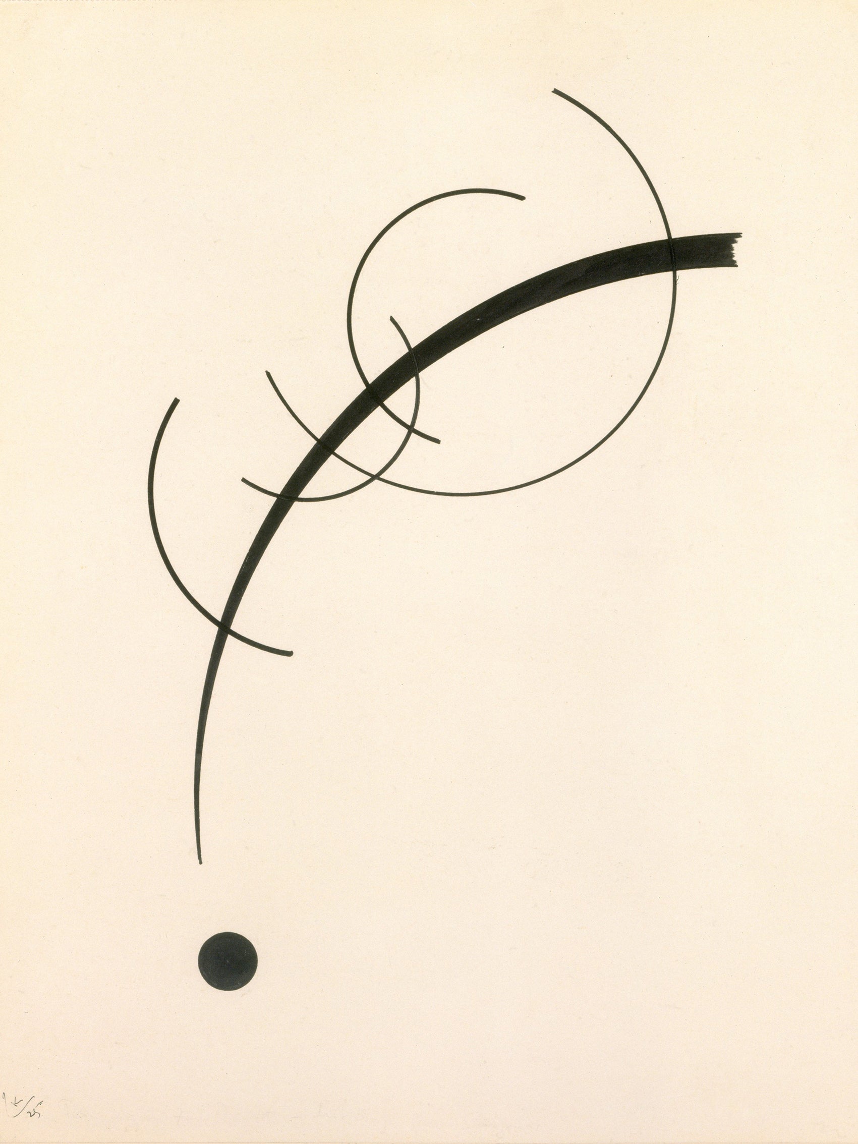 Kandinsky Vassily - Free Curve to the Point