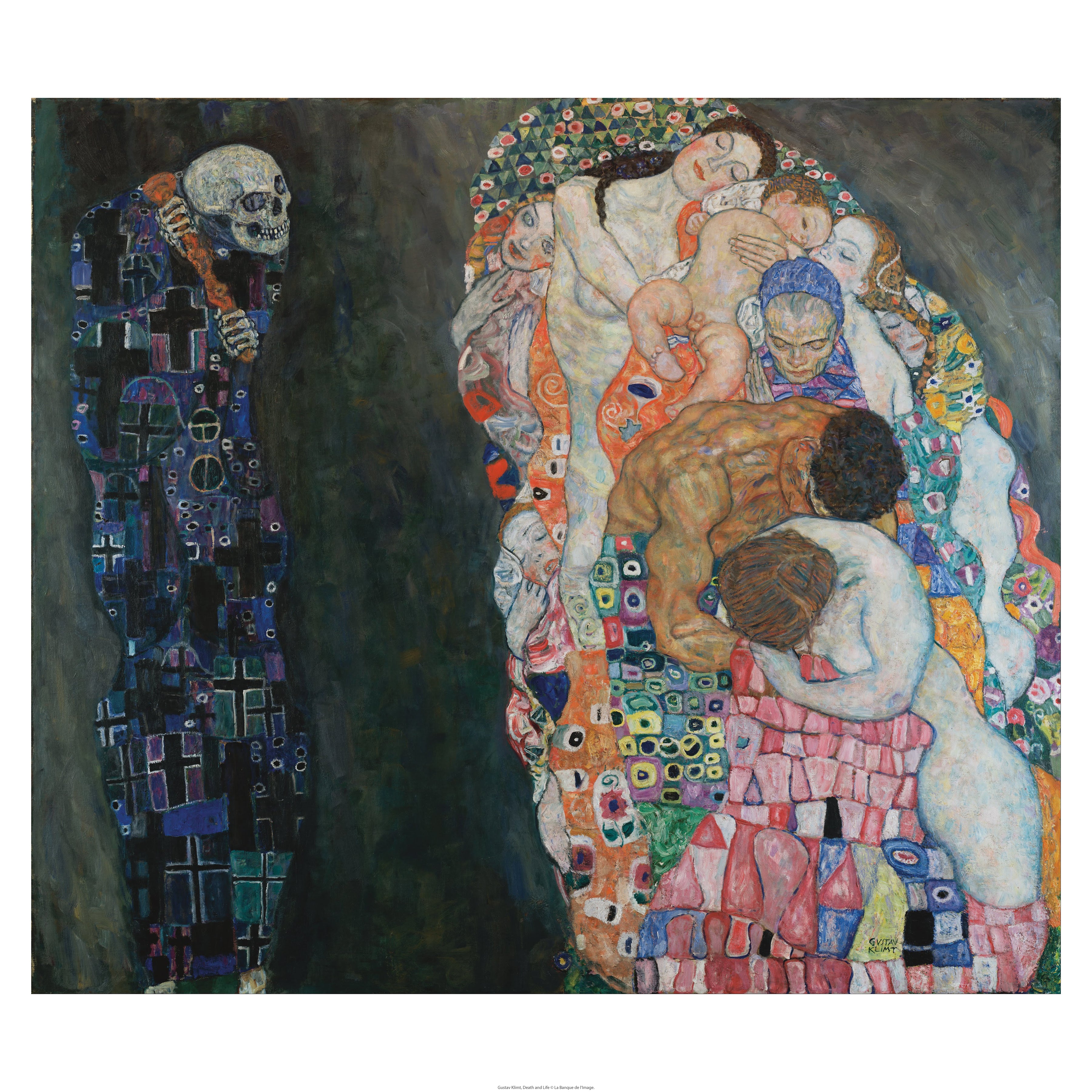 Gustav Klimt- La vie et la mort, 1911