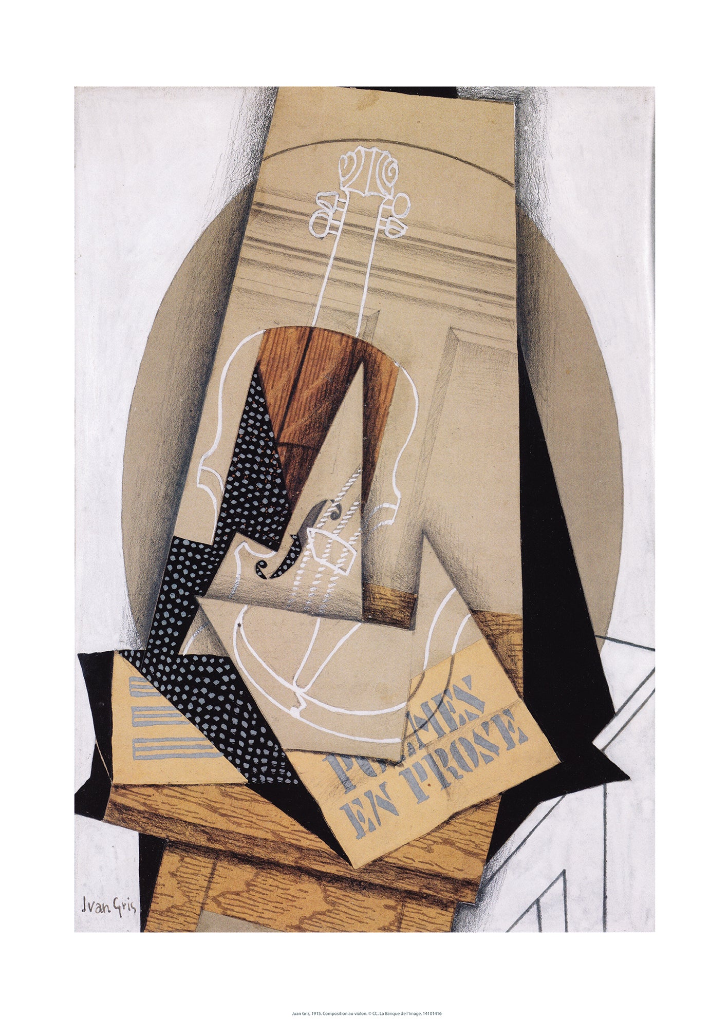 Gris Juan - Composition avec violon