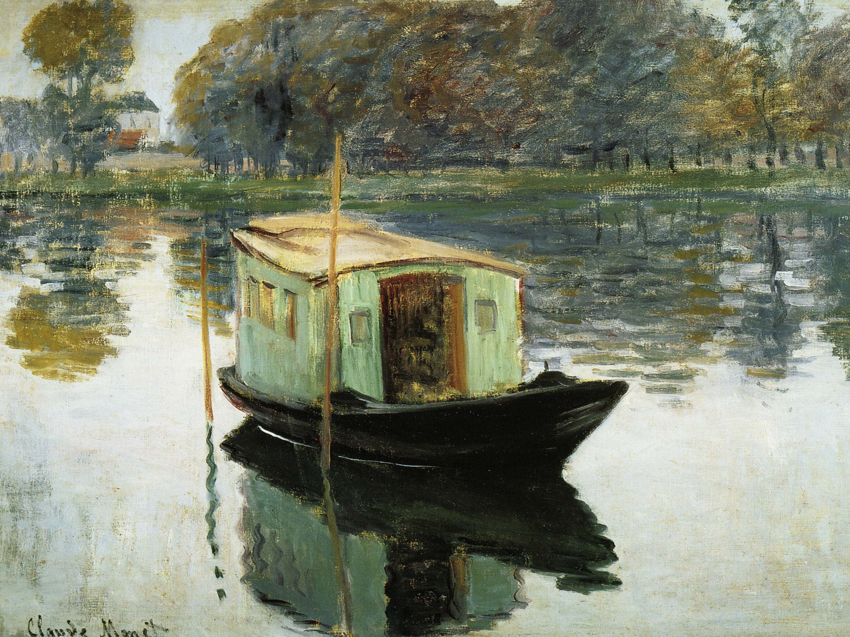 Monet Claude - Le Bateau-atelier