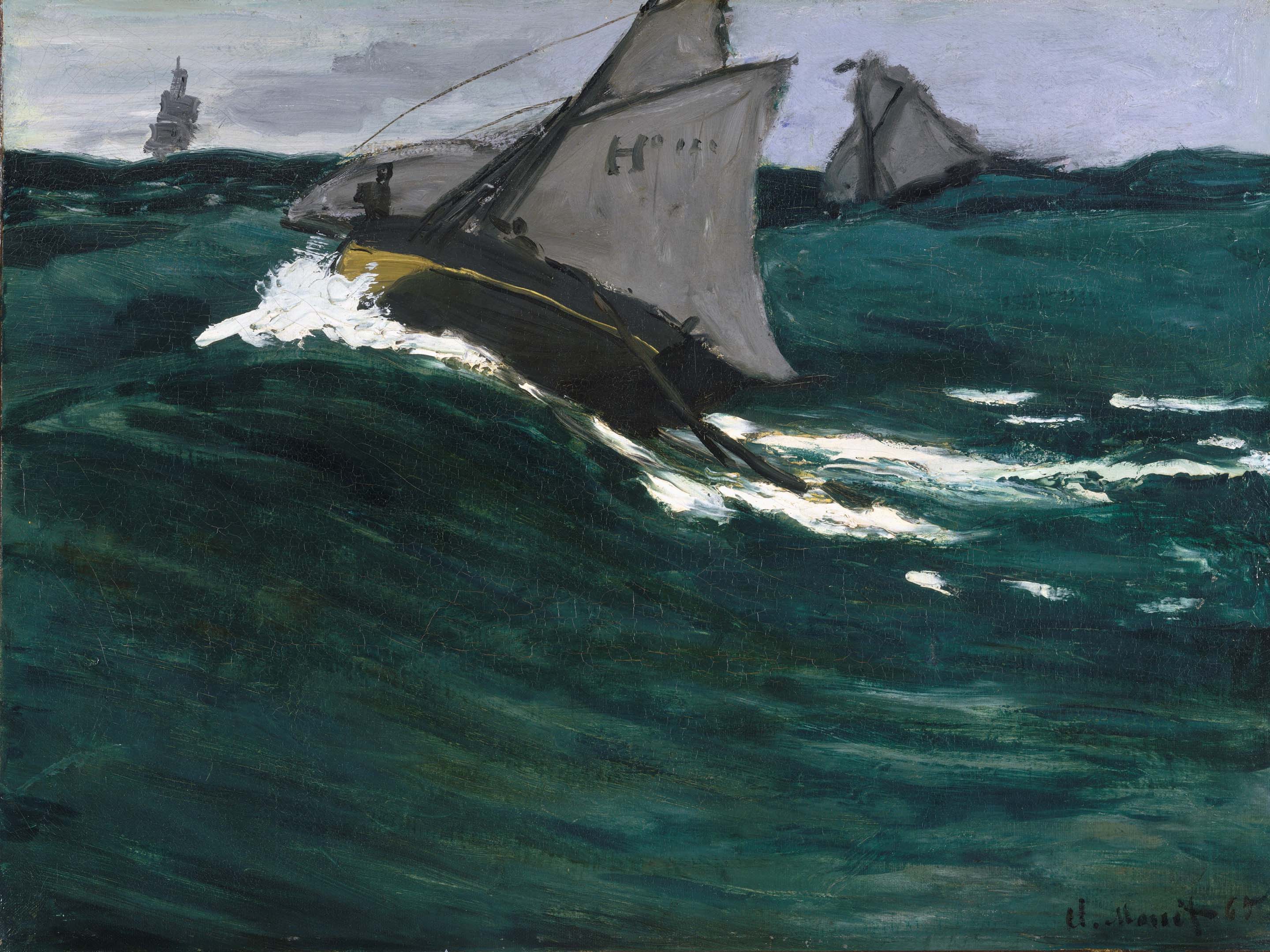Monet Claude - La vague verte