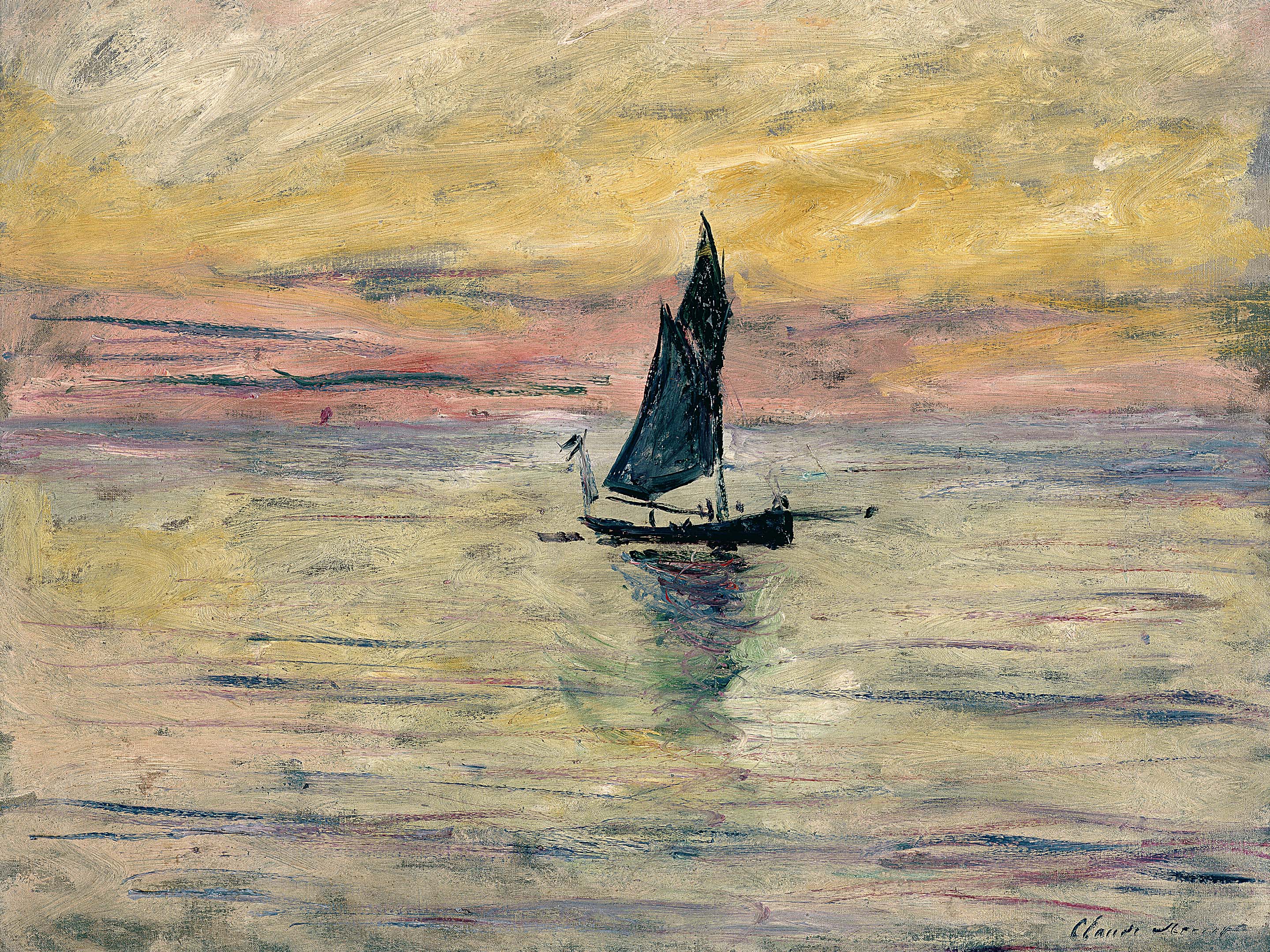 Monet Claude - Barque